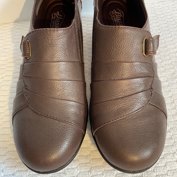 Bass Edith Go-To Comfort Women’s Brown Leather Shoe Size 8.5M NWOT - Picture 5 of 14